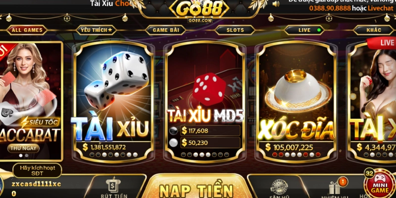 Những điểm nổi bật làm nên tên tuổi của Go88
